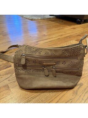 Stone Mountain Womens Vintage 90's Leather Purse Cross Body